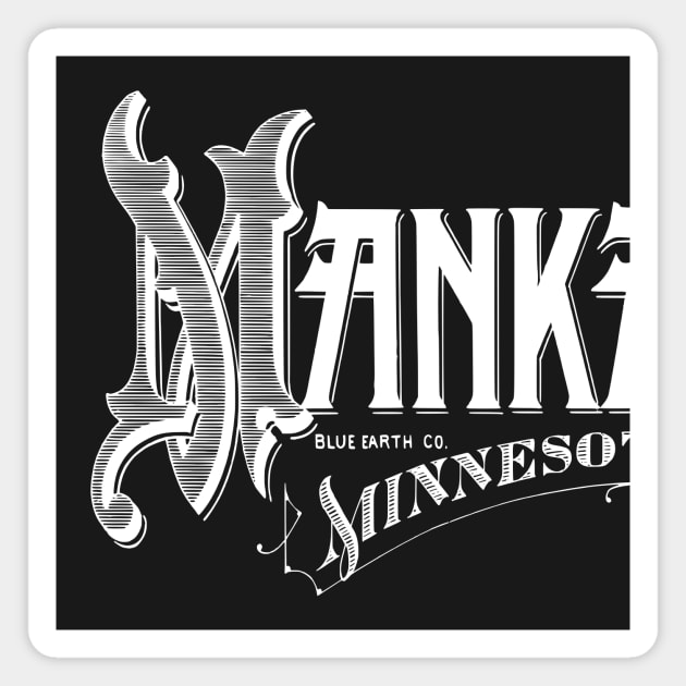 Vintage Mankato, MN Magnet by DonDota